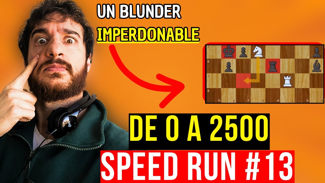 ¡No puedo ser TAN MALO! (Ajedrez explicado )♟️🔥 (Speed Run Chesscom hasta 2500)