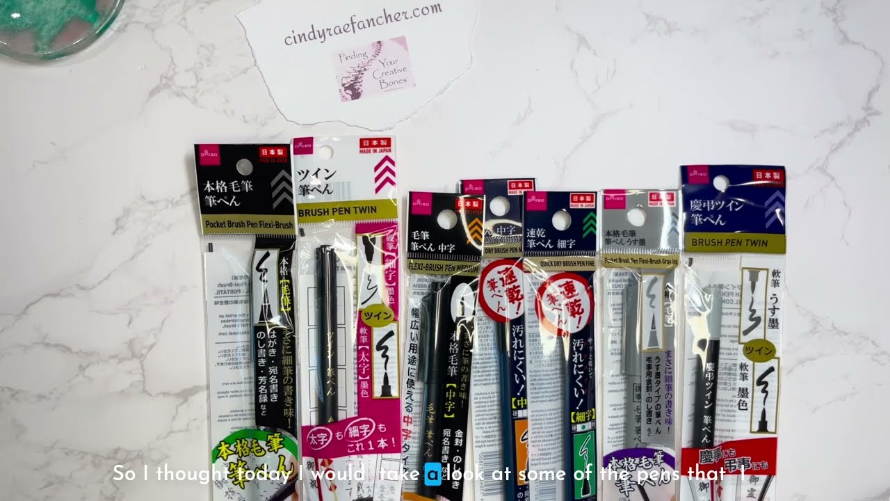 Review DAISO Water Based Ink Pens