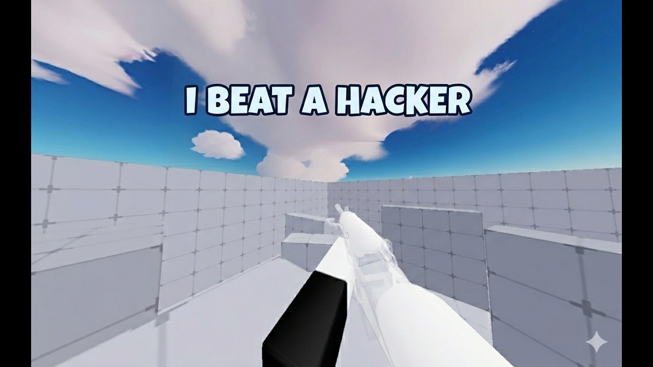I beat a crazy hacker and he left... (Roblox Rivals)