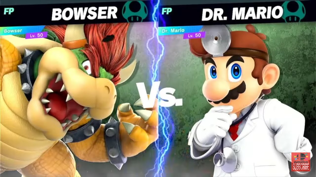 Super Smash Bros Ultimate Amiibo Fights 3pm Poll Bowser vs Dr Mario