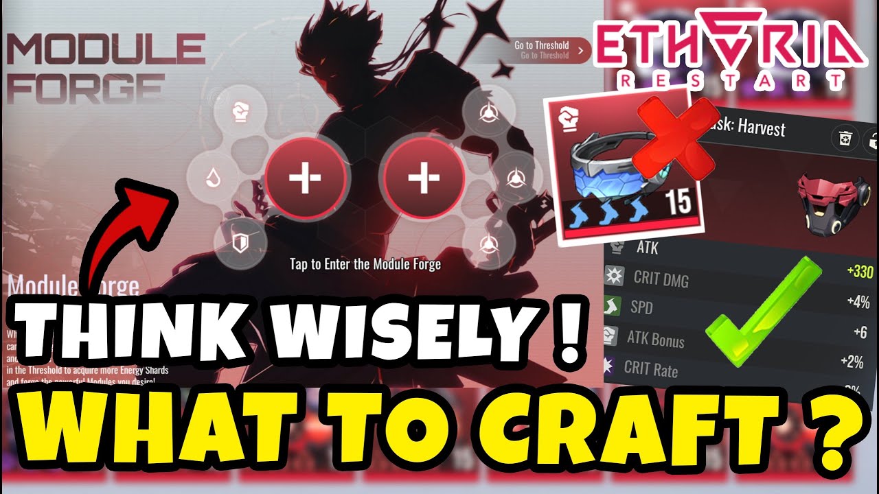 What To Craft In Module Forge Event ? | ETHERIA RESTART