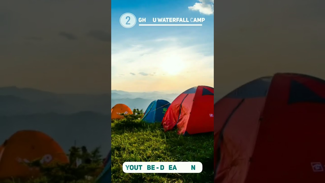 Best Campsite Near Mussoorie 😍🏕 | #shorts #trip #travel #camping #best
