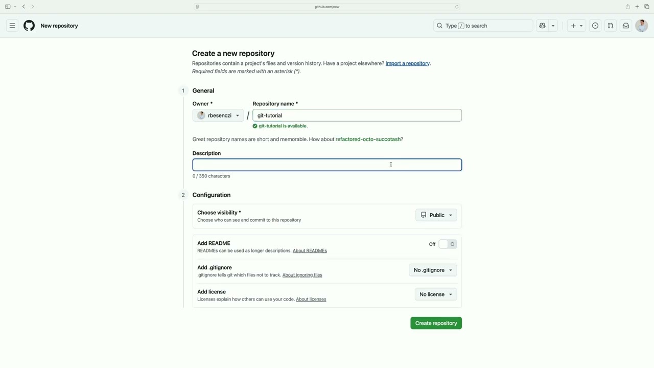 Version Control (Git) tutorial