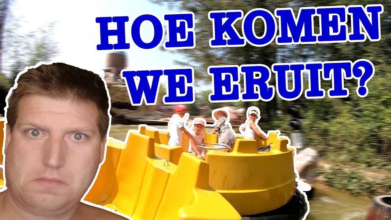 VAST ZITTEN IN DE WILDWATERBAAN - REVIEW WALIBI RHONES-ALPES