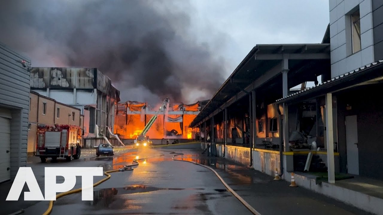 Russian Aerial Strike Turns Kyiv Night Into Chaos &mdash; One Killed, Ten Injured | APT