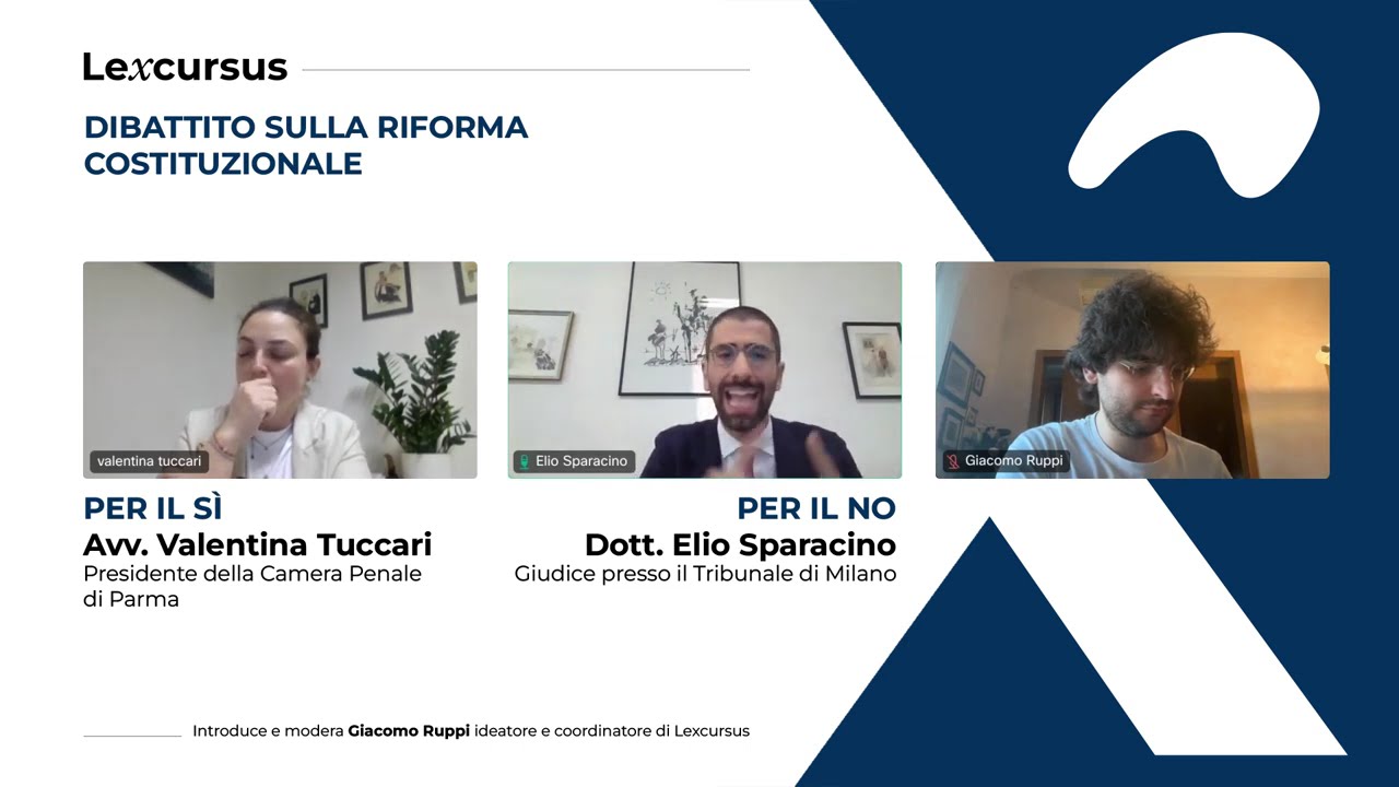 LA RIFORMA COSTITUZIONALE con Valentina Tuccari ed Elio Sparacino