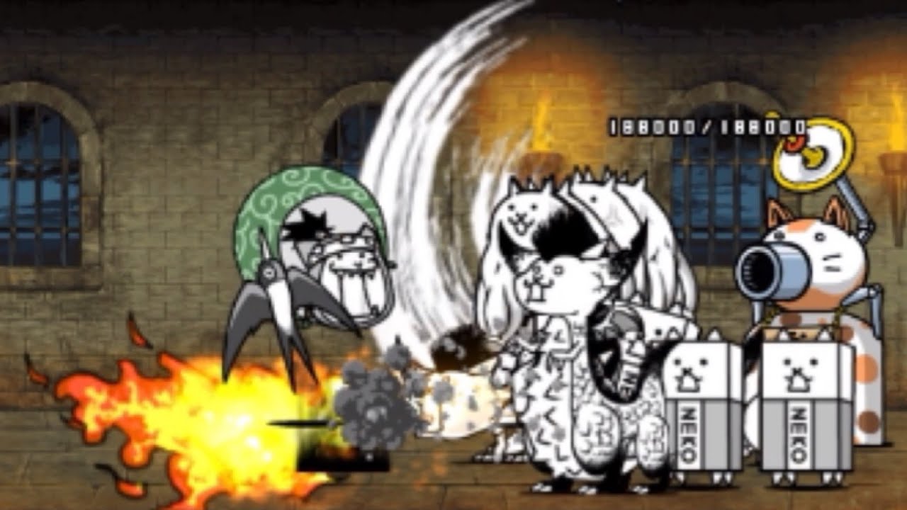 【焼き直し】 風雲にゃんこ塔 ２２階 無課金ノーアイテム 【にゃんこ大戦争】