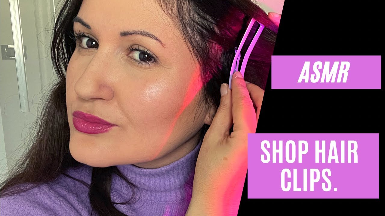 #ASMR (ENG SUB)  Shop Hair Clips 🛍 Roleplay