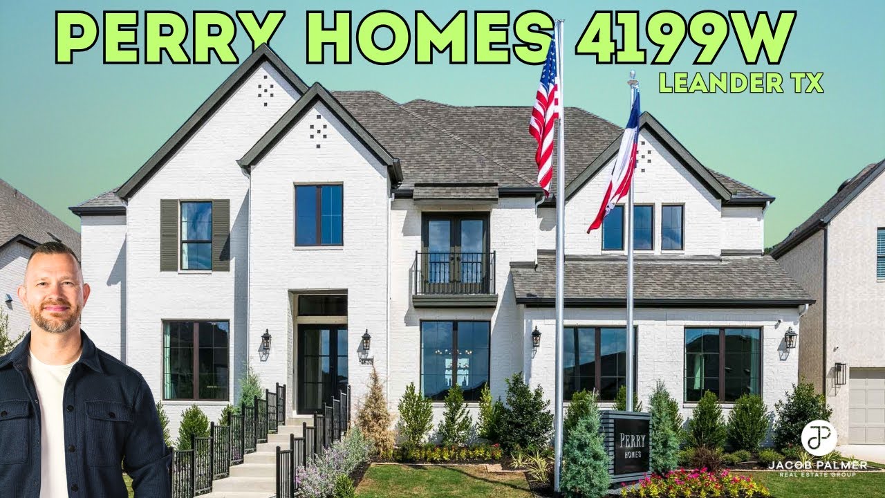 Luxury Perry Homes Model Tour in Palmera Ridge, Leander TX | 70’ Lot