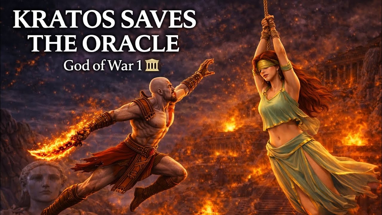 THE GREAT ESCAPE | Kratos Rescues the Oracle 🏛️🦅 | God of War 1