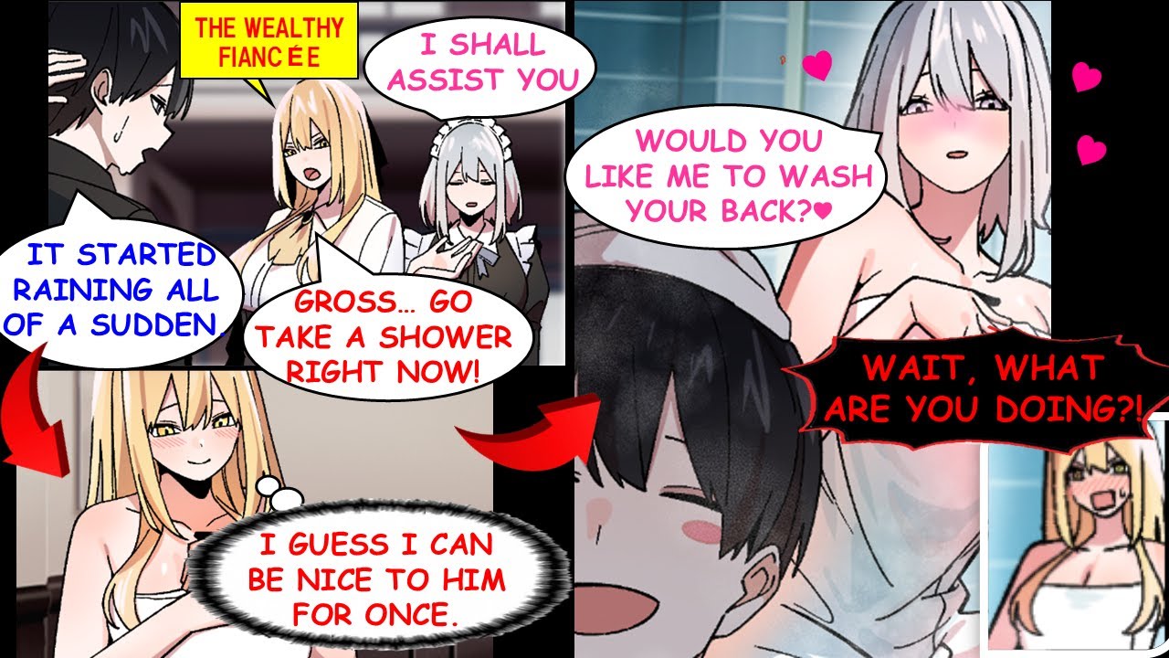 [Manga Dub] My Wealthy Fiancée Looks Down on Me, but She Loses It When the Maid Gets Close.[RomCom]