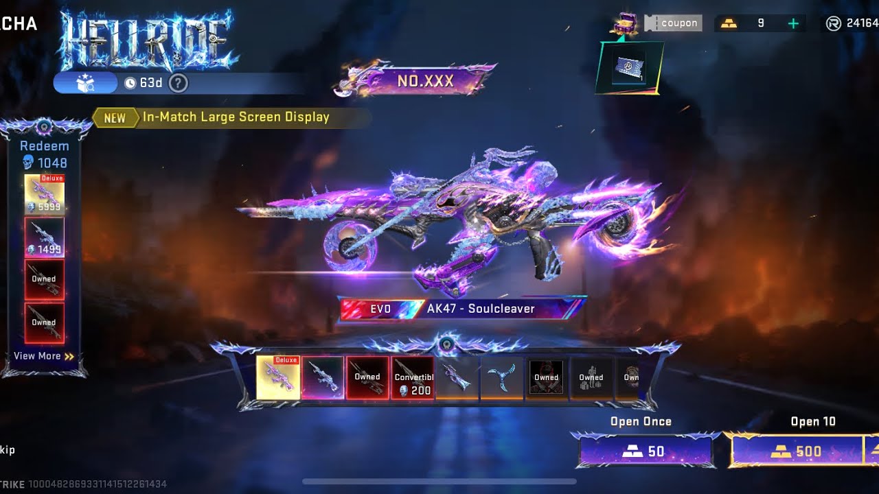 Blood Strike-Open Gacha Hellride EVO AK47-Soulcleaver