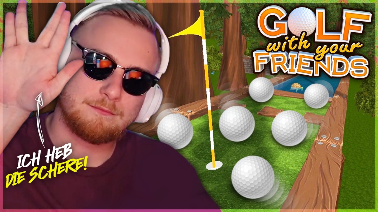 ⛳ GOLF LEISTUNG zum SCH&Auml;MEN 😱😡 | Golf with your Friends | SolutionPlayz