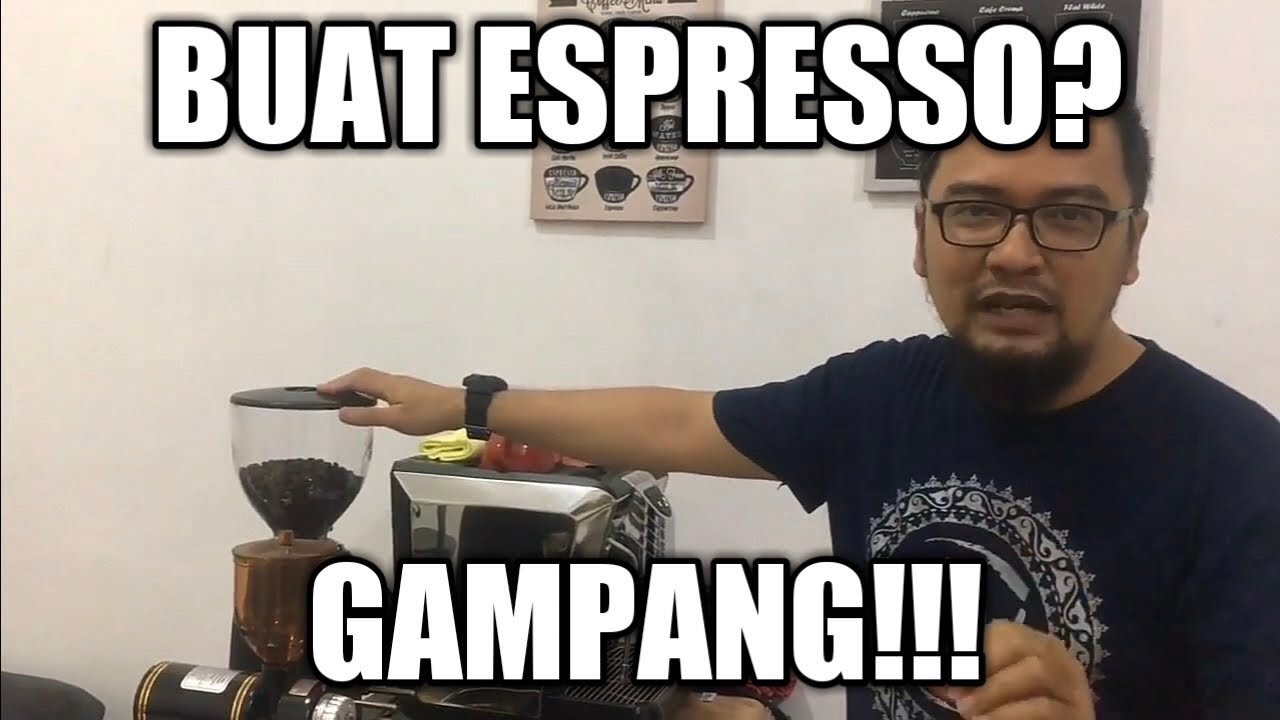 CARA MEMBUAT ESPRESSO DENGAN MESIN KOPI SIMONELLI OSCAR II