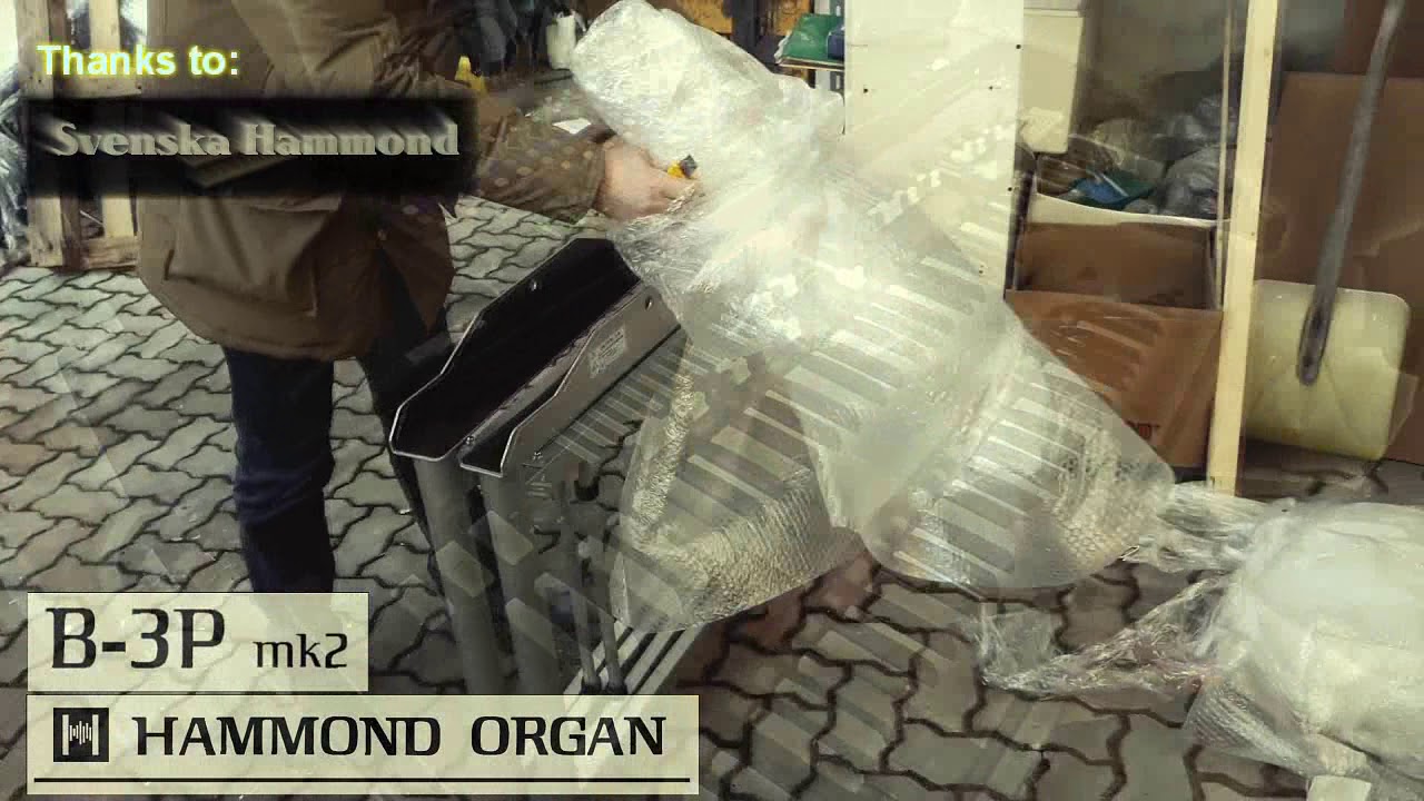 Hammond New B3MK 2 Portable Unpacking in Italy