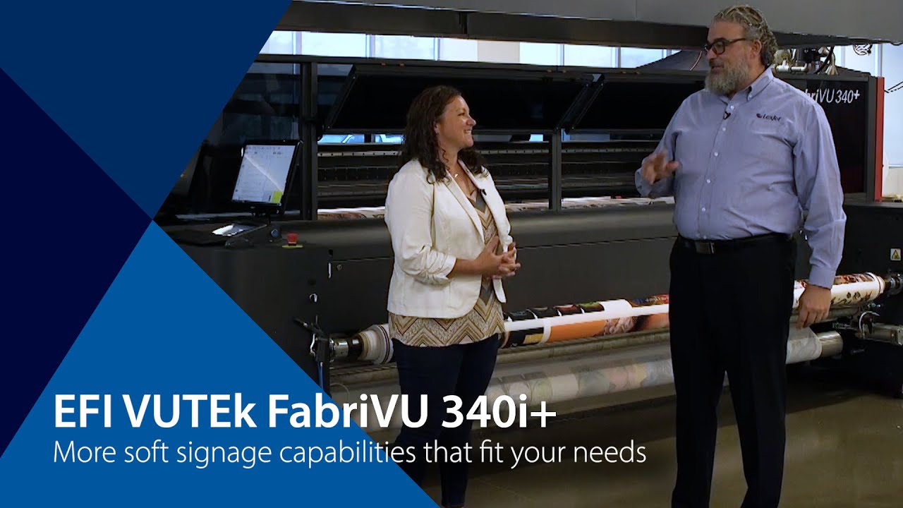 EFI VUTEk FabriVU 340i+: Обзор принтера для создания мягких вывесок