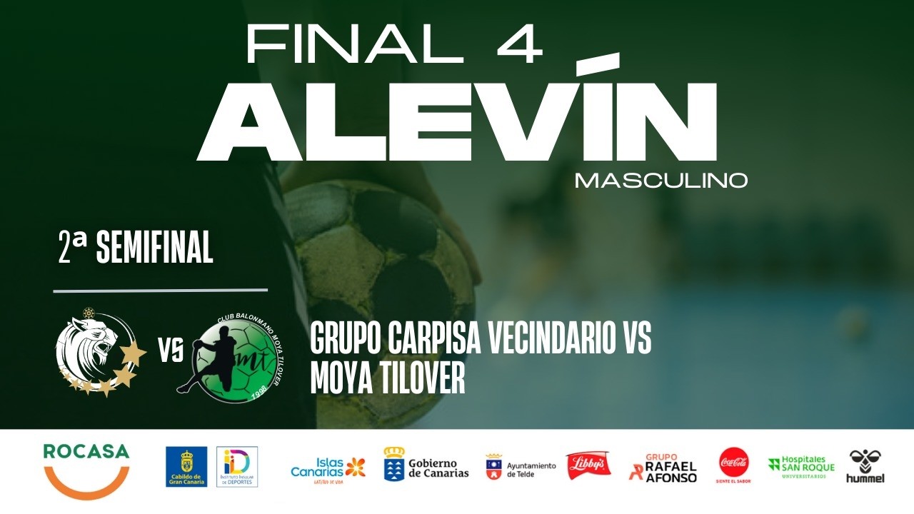 🤾🏻‍♀️ Final 4 Alevin Masculina | Grupo Capisa Vecindario - Moya Tilover