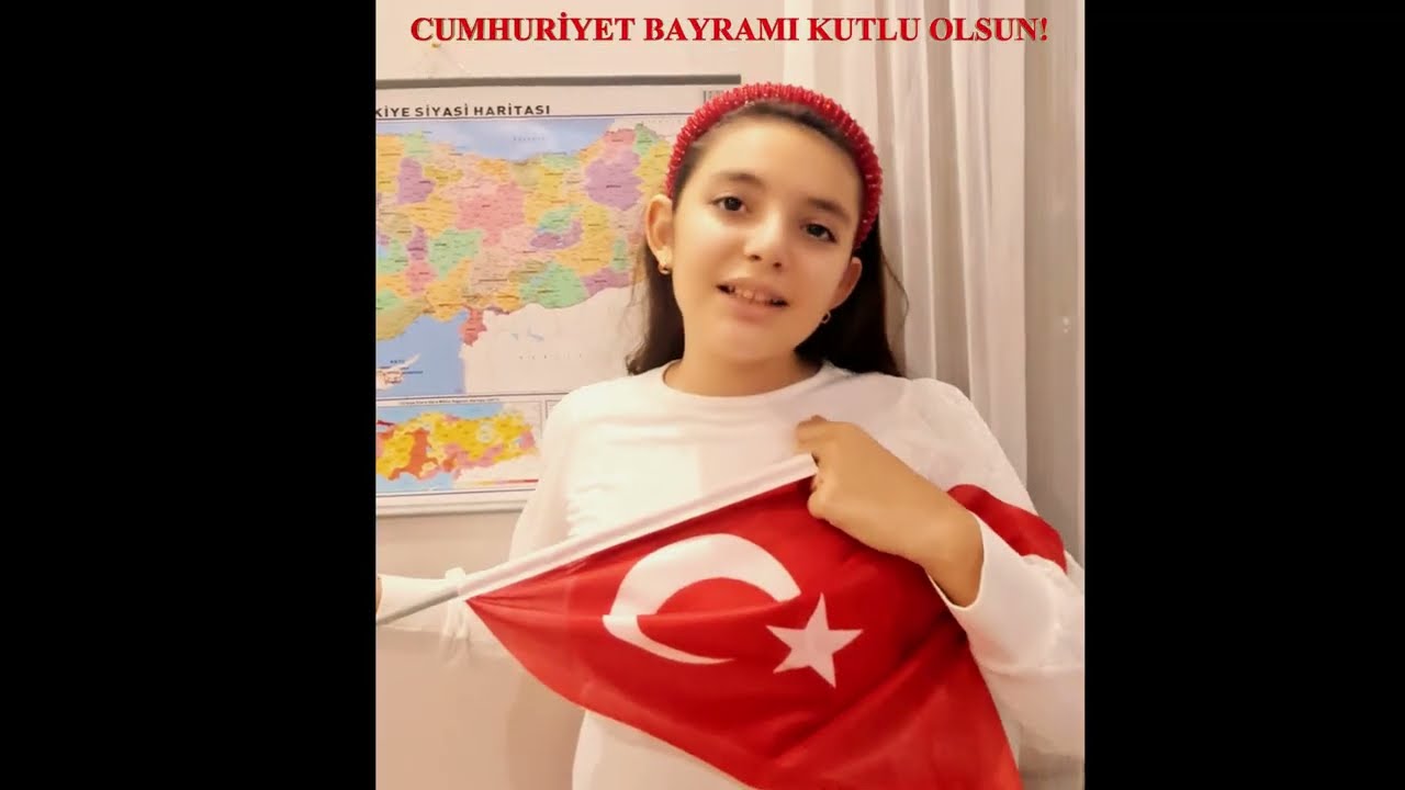 🌸 CUMHURIYET ATA'mdan EMANET. 🌸 Şarkı söylüyor Aişa Ağababayeva  🌸 29 Ekim Cumhuriyet Bayramı 🌸