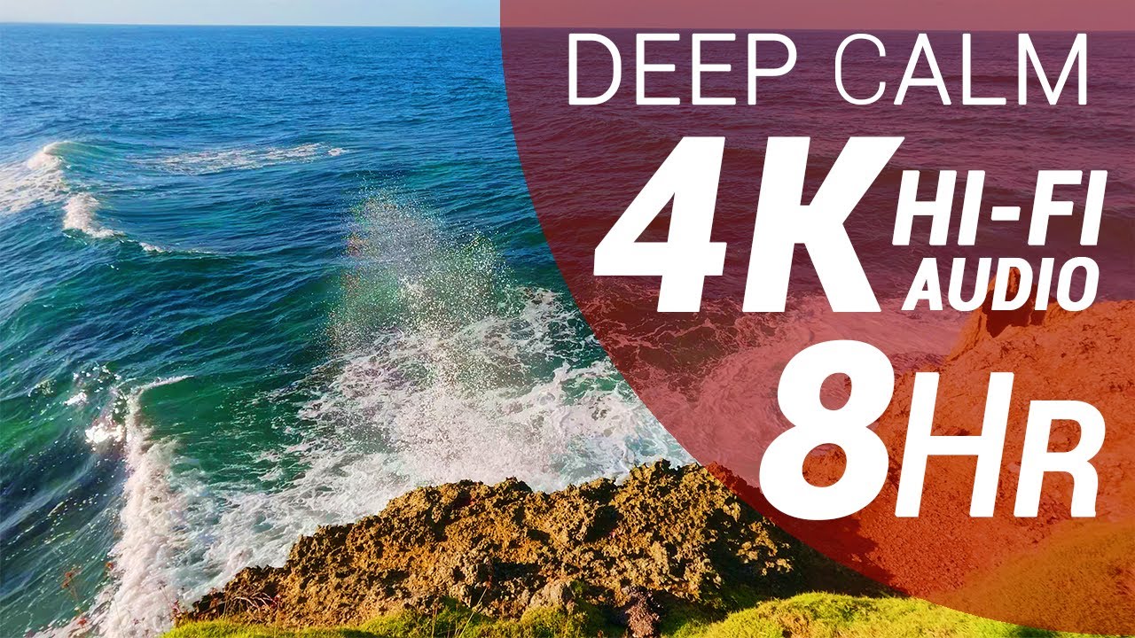 8 Hours of Waves Sounds - Caribbean Beach (4K - Hi-Fi Audio - No Talking)