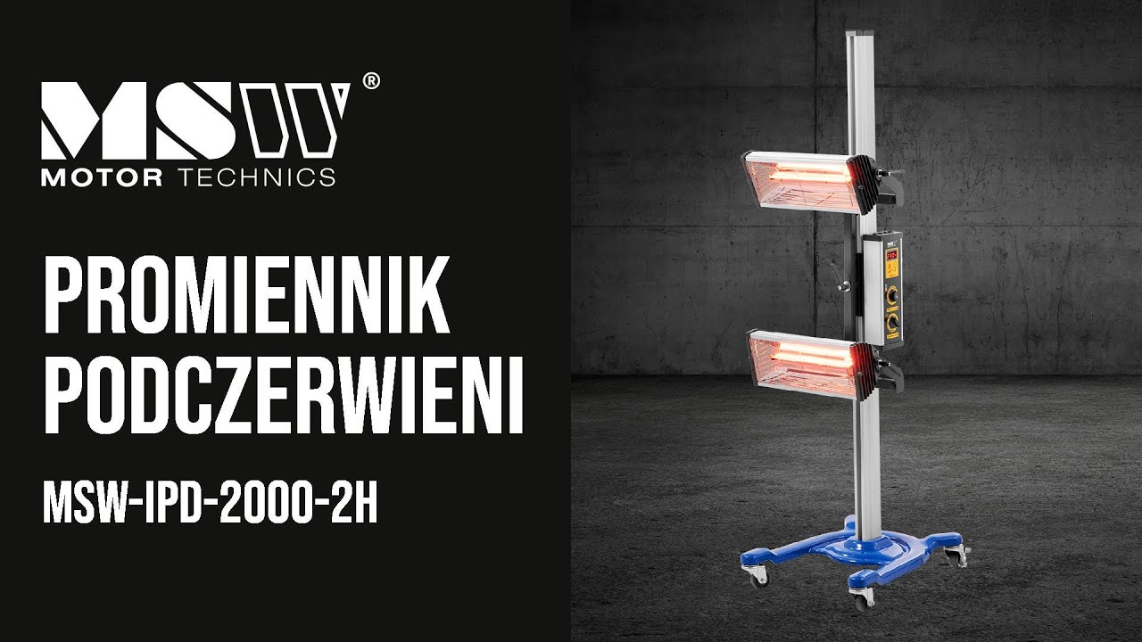 Promiennik podczerwieni MSW Motor Technics MSW-IPD-2000-2H | Prezentacja produktu 10061822