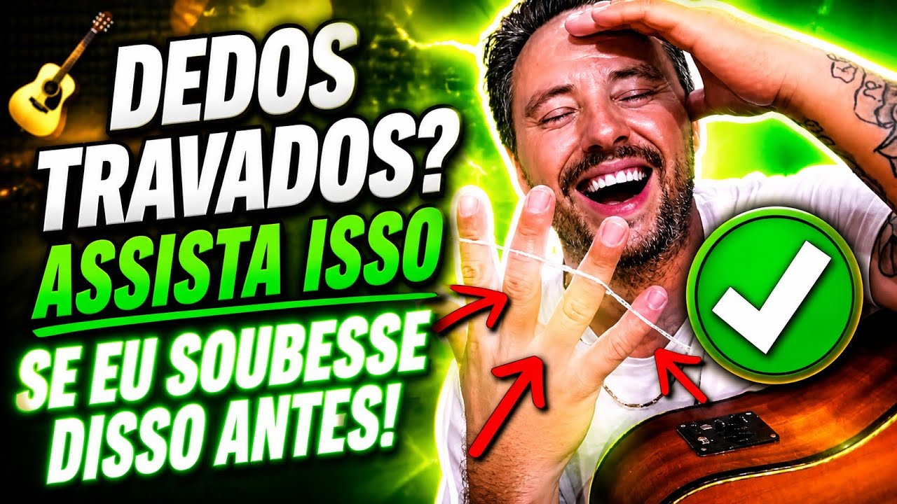 🚨[INCRÍVEL]EXERCÍCIO PODEROSO para DESTRAVAR OS DEDOS em 3 minutos e TOCAR MUITO!