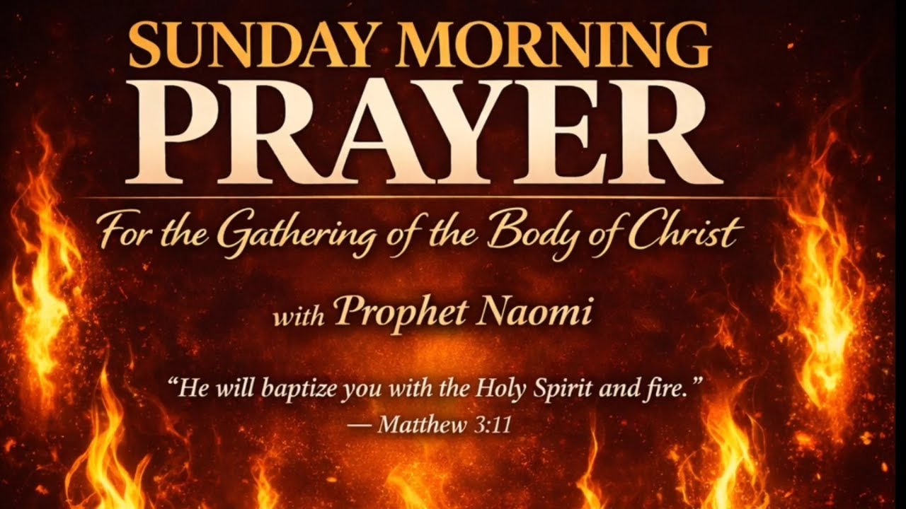 🔊 Sunday Morning Prayer (AUDIO ONLY) – LIVE STREAM 🔊(January 11, 2026)