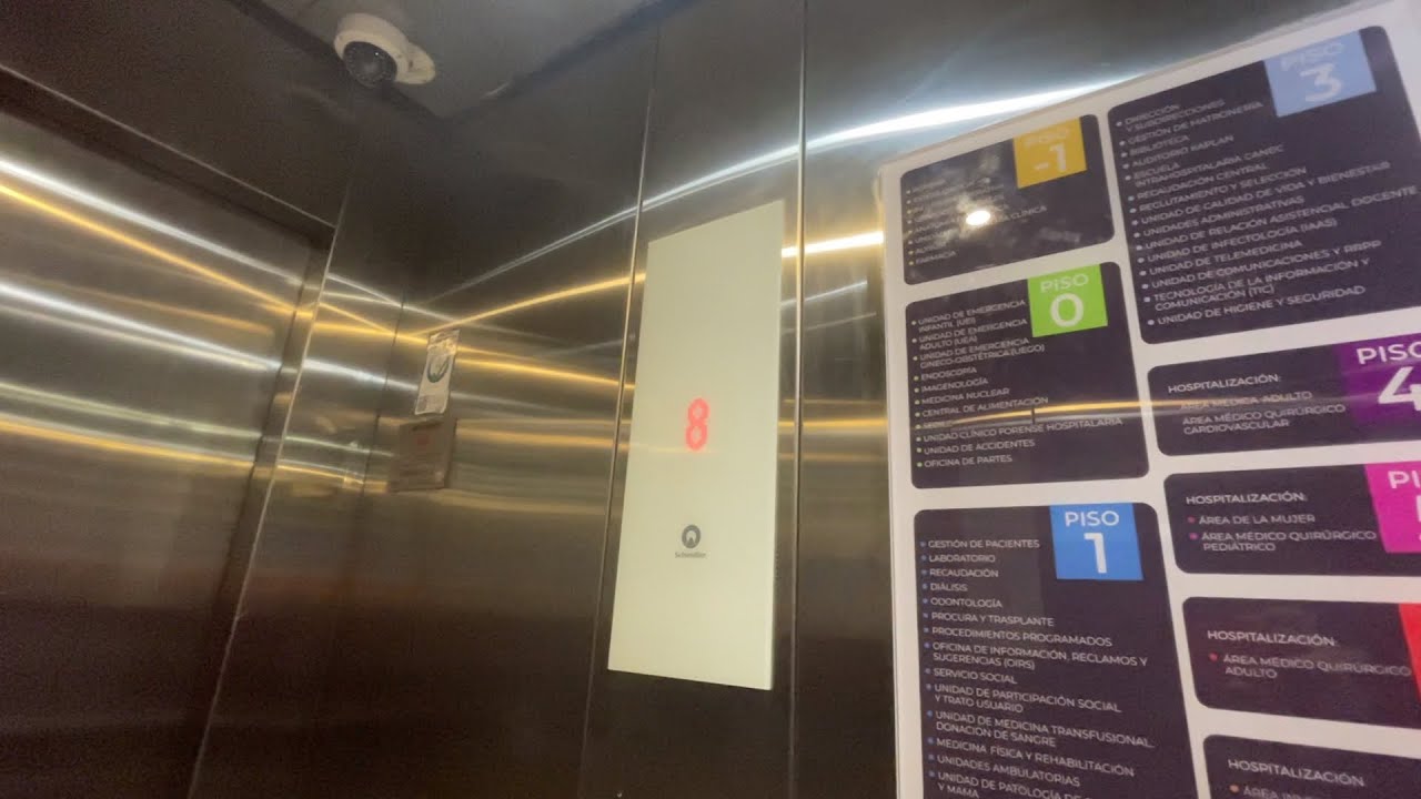 (Ascensor Núcleo 4) 2018 Schindler 5500 Ascensor Electromecánico @ Hospital, Viña del Mar, Chile