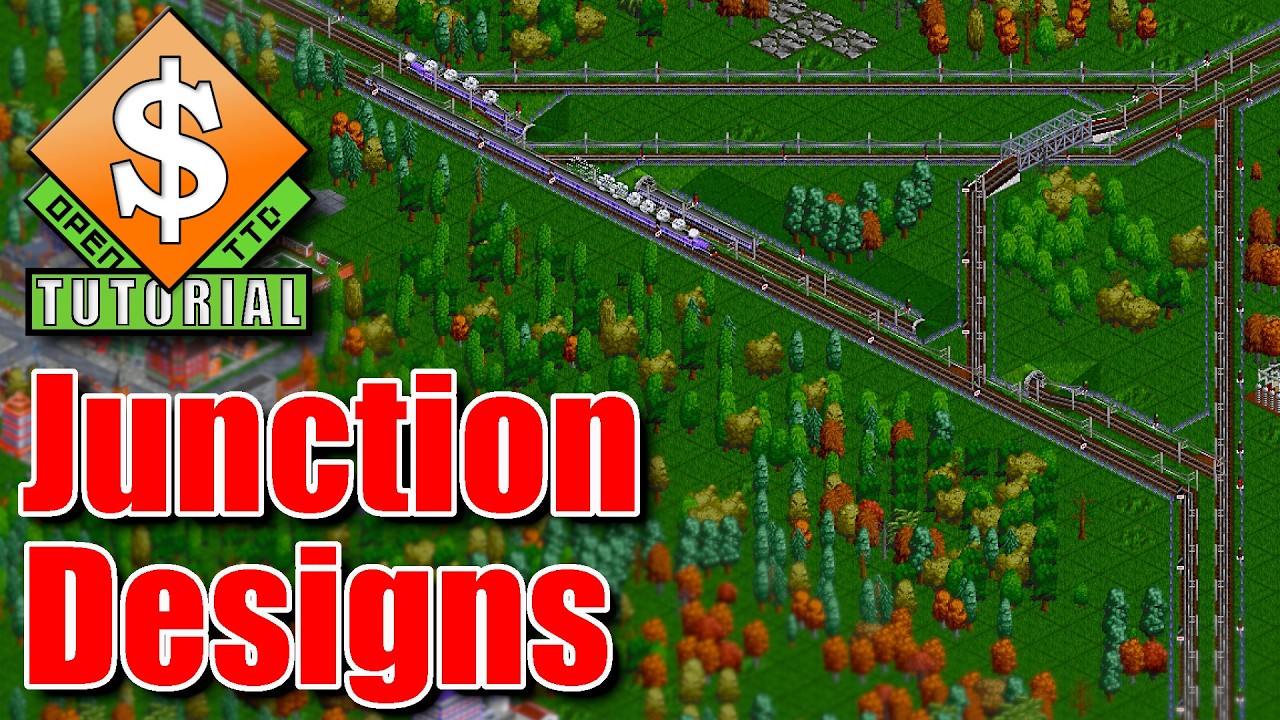 Junction Designs and their Signals (Intermediate Railways) - OpenTTD Tutorial