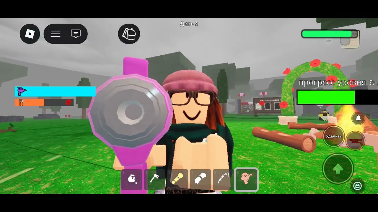 Я ПОПАЛА В 99 НОЧЕЙ В ЛЕСУ В РОБЛОКС 😱😱....