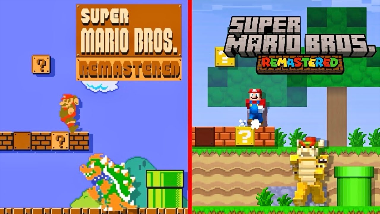 What if Super Mario Bros. Remastered was in Minecraft Style?!
