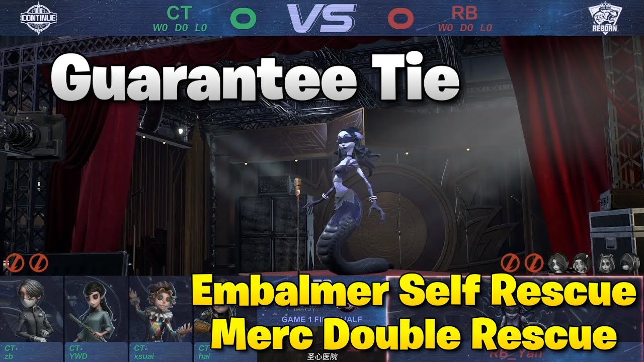 COA VI CN Day 5 / Guarantee Tie Team Against Dream Witch | CT VS RB | Identity V
