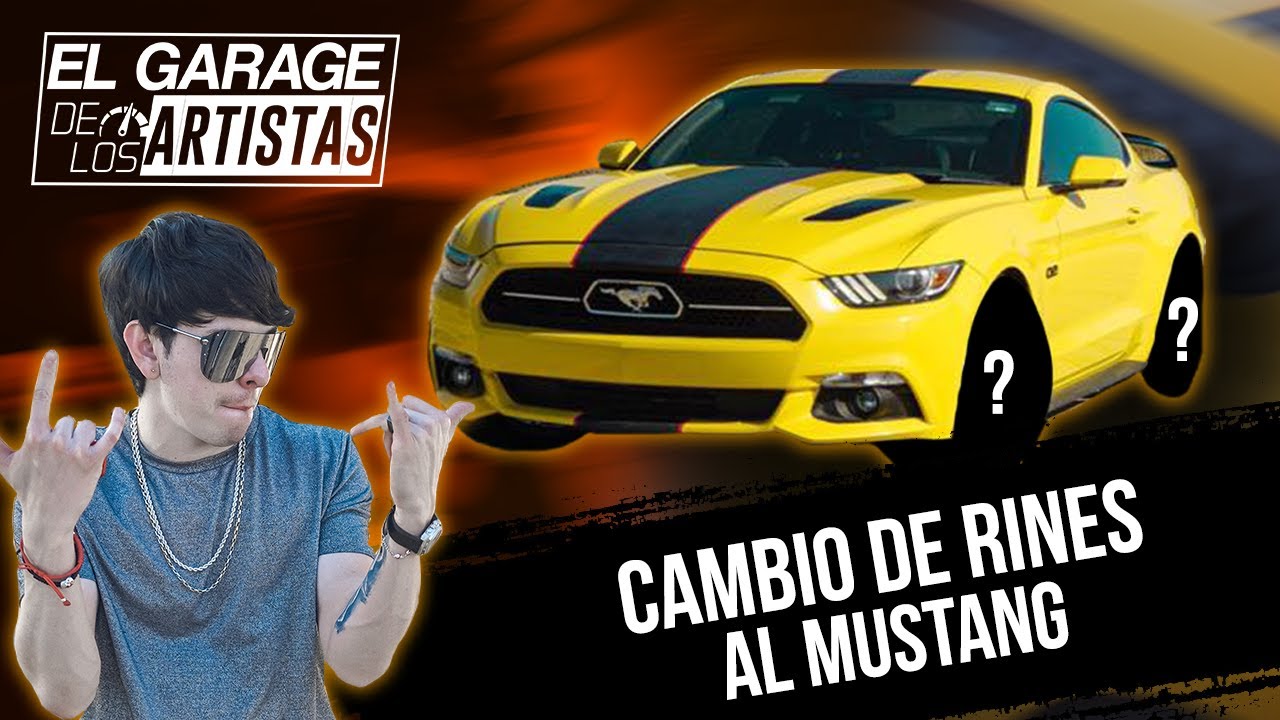 LE CAMBIO DE RINES Y LLANTAS NUEVAS  AL MUSTANG  / JOSUE BALDERRAMA