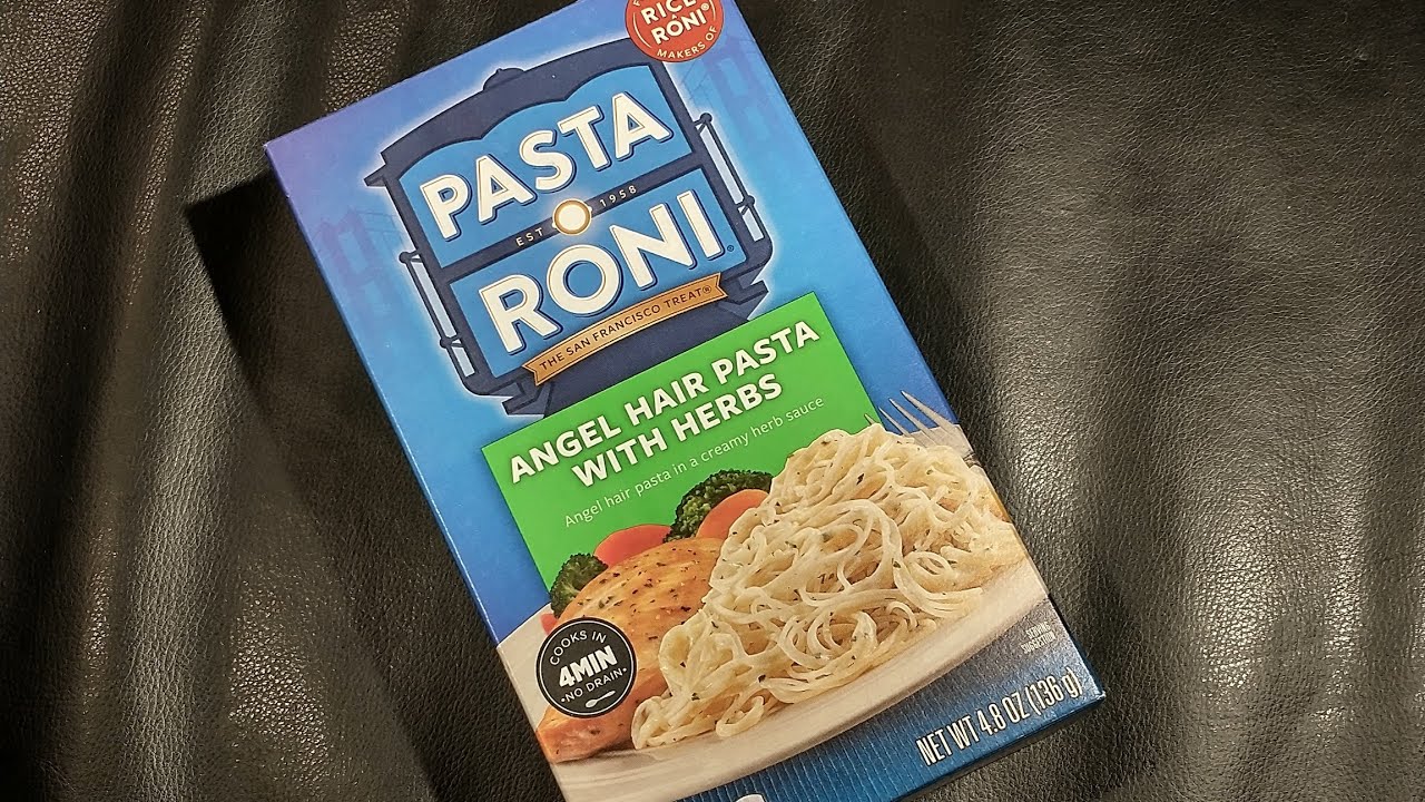 Making Pasta Roni (Angel Hair with Herbs)