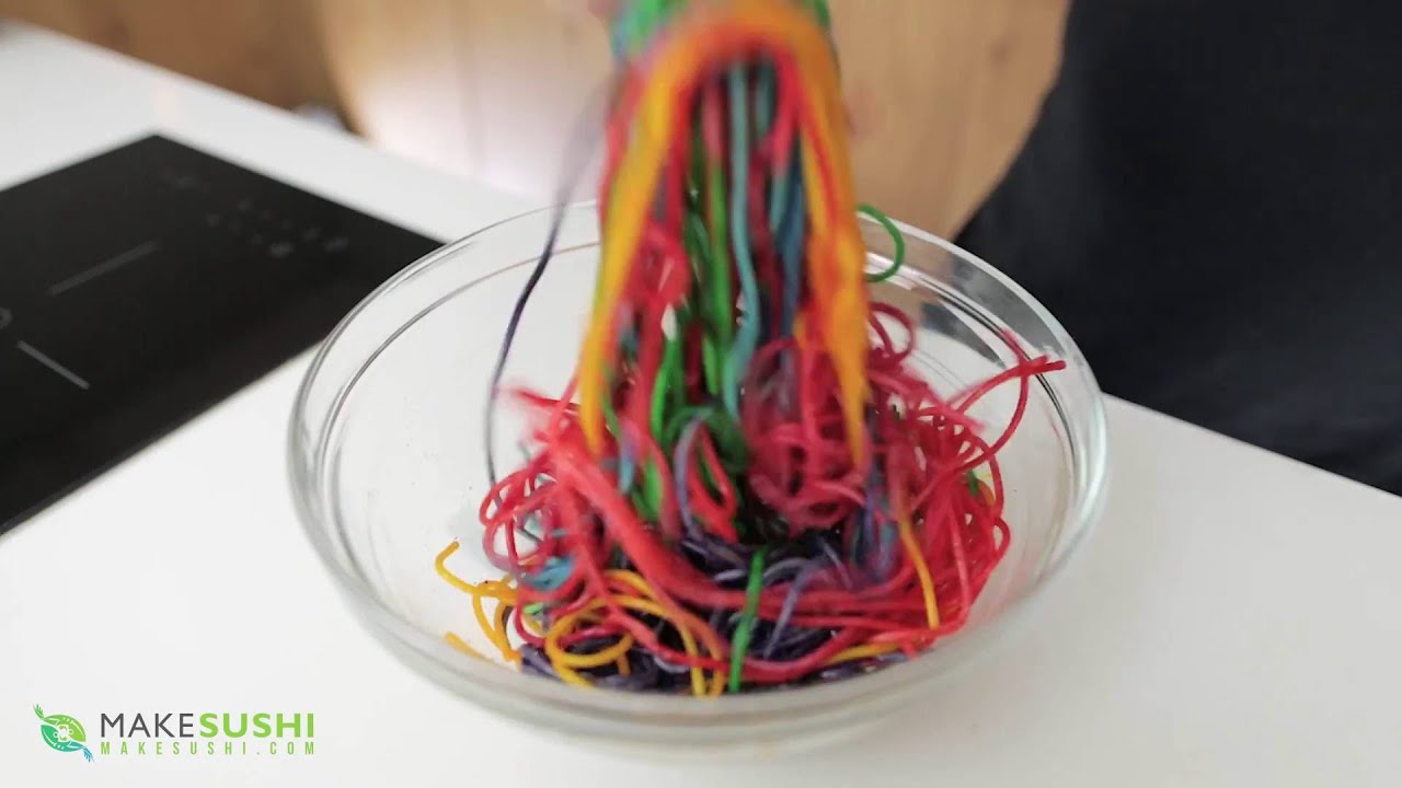 Colored Pasta Food Trick