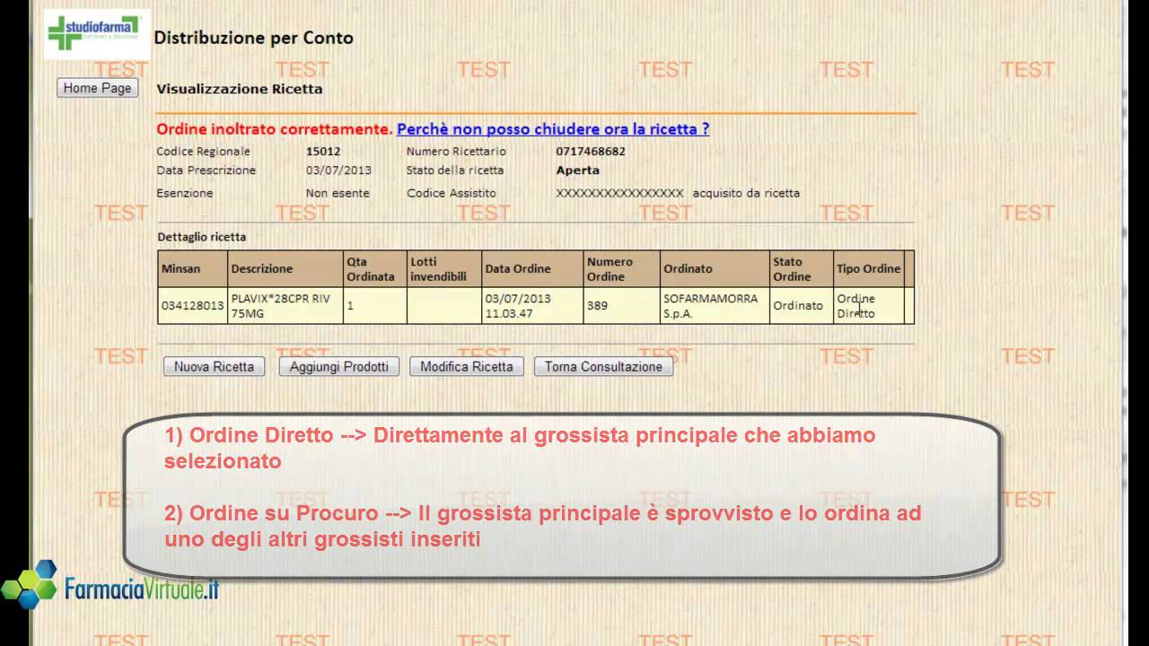 WebDPC, come ordinare un farmaco al grossista