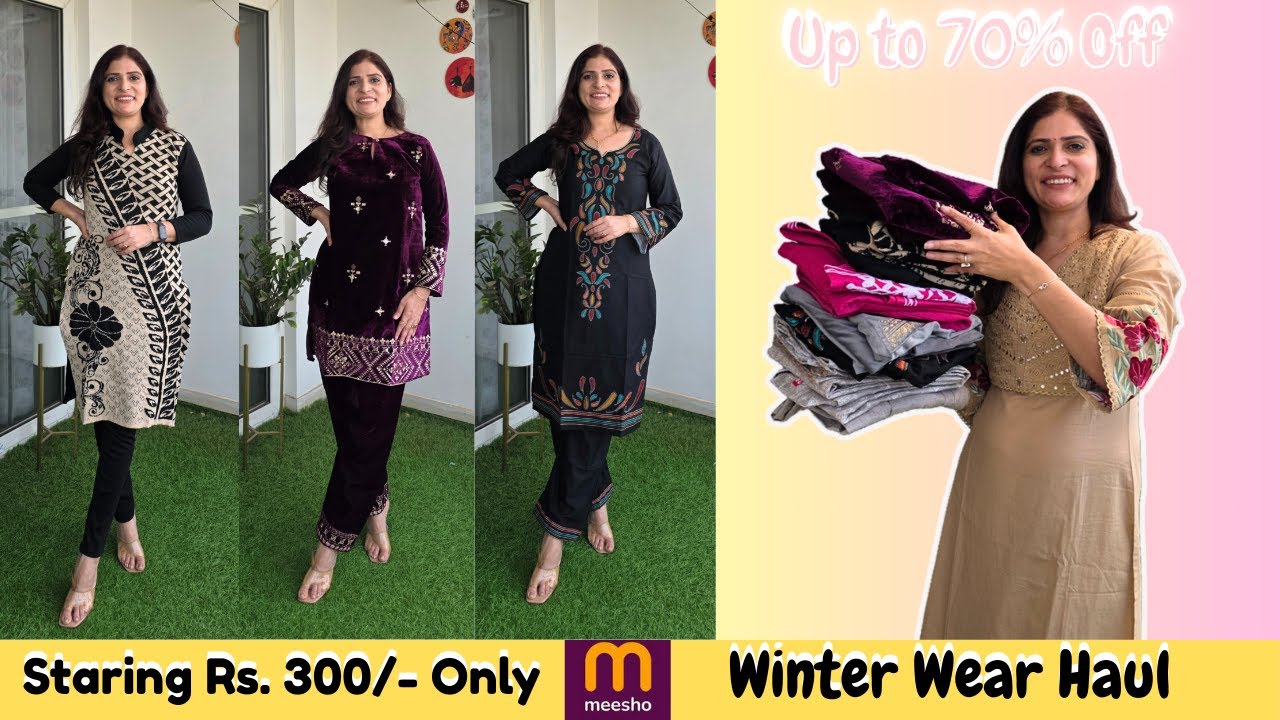 😃 Meesho Huge 8 Kurta Sets, Kurtis, Dresses & Winter wear Haul Starting Rs. 535|❤️Meesho Haul