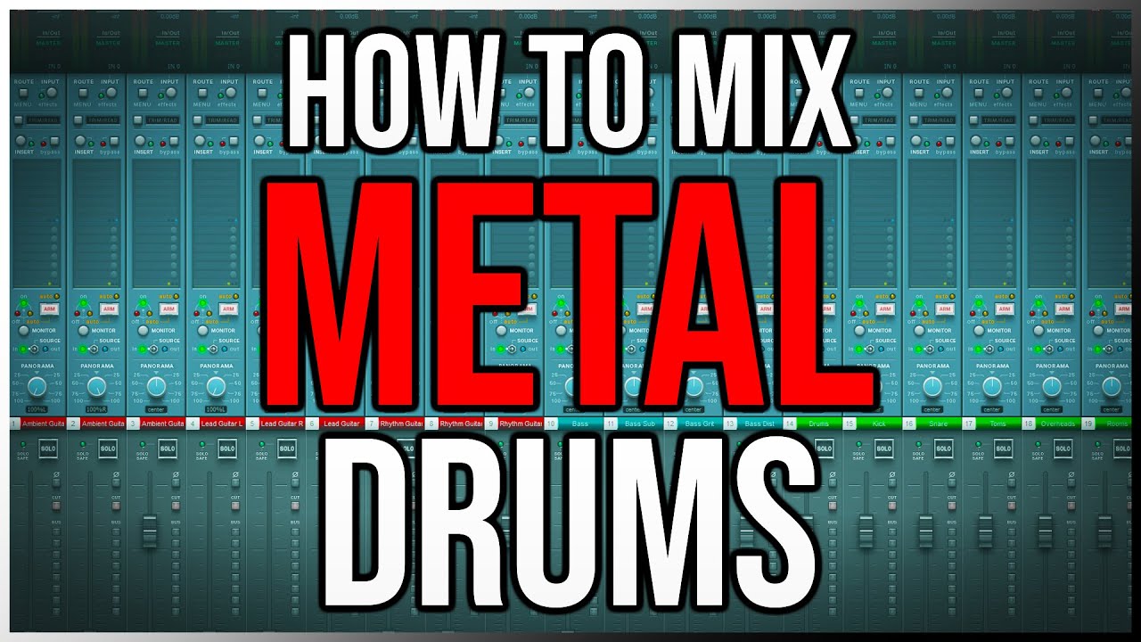 How To Mix BIG and PUNCHY Drums! (Metal Mixing Tutorial)