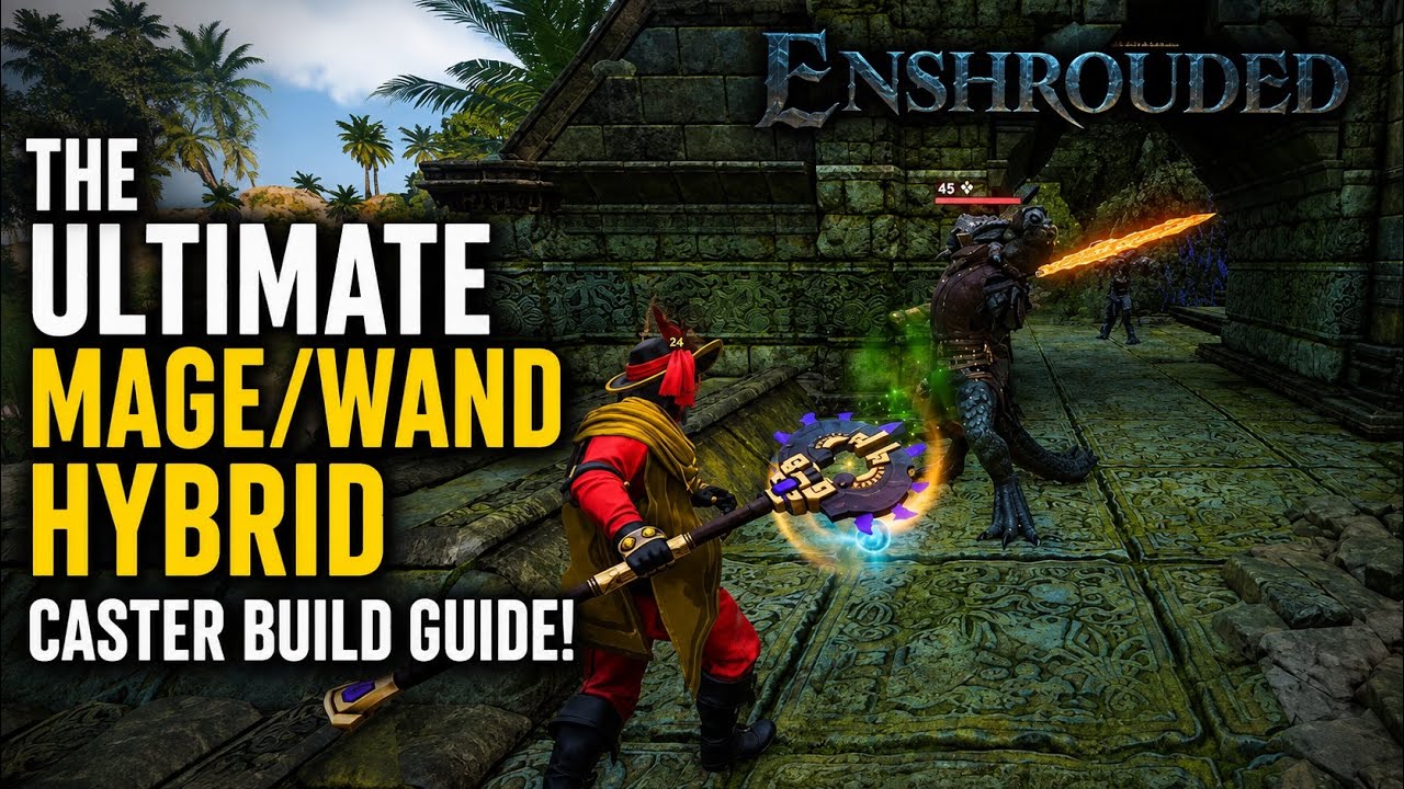 BEST Mage Build in Enshrouded 0.8! Ultimate Wand & Staff Hybrid Guide