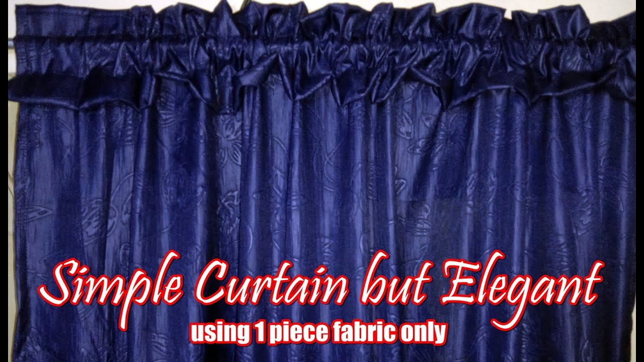 SIMPLE CURTAIN YET ELEGANT