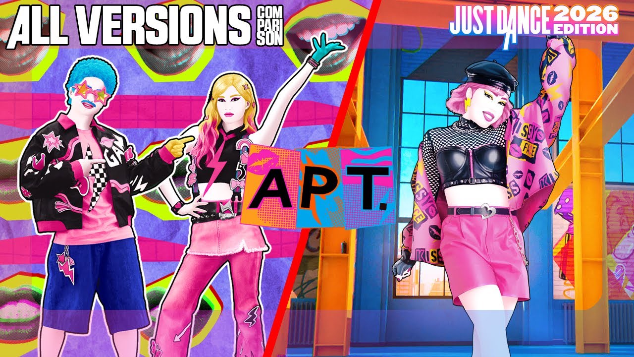 JUST DANCE COMPARISON - APT. [ALL VERSIONS] | JUST DANCE 2026