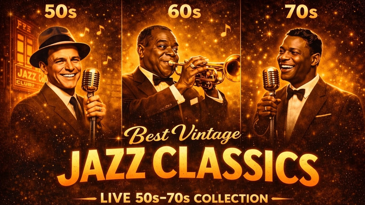Elegant Jazz Classics 🎷 Nat King Cole, Frank Sinatra & Ella Fitzgerald Greatest Hits