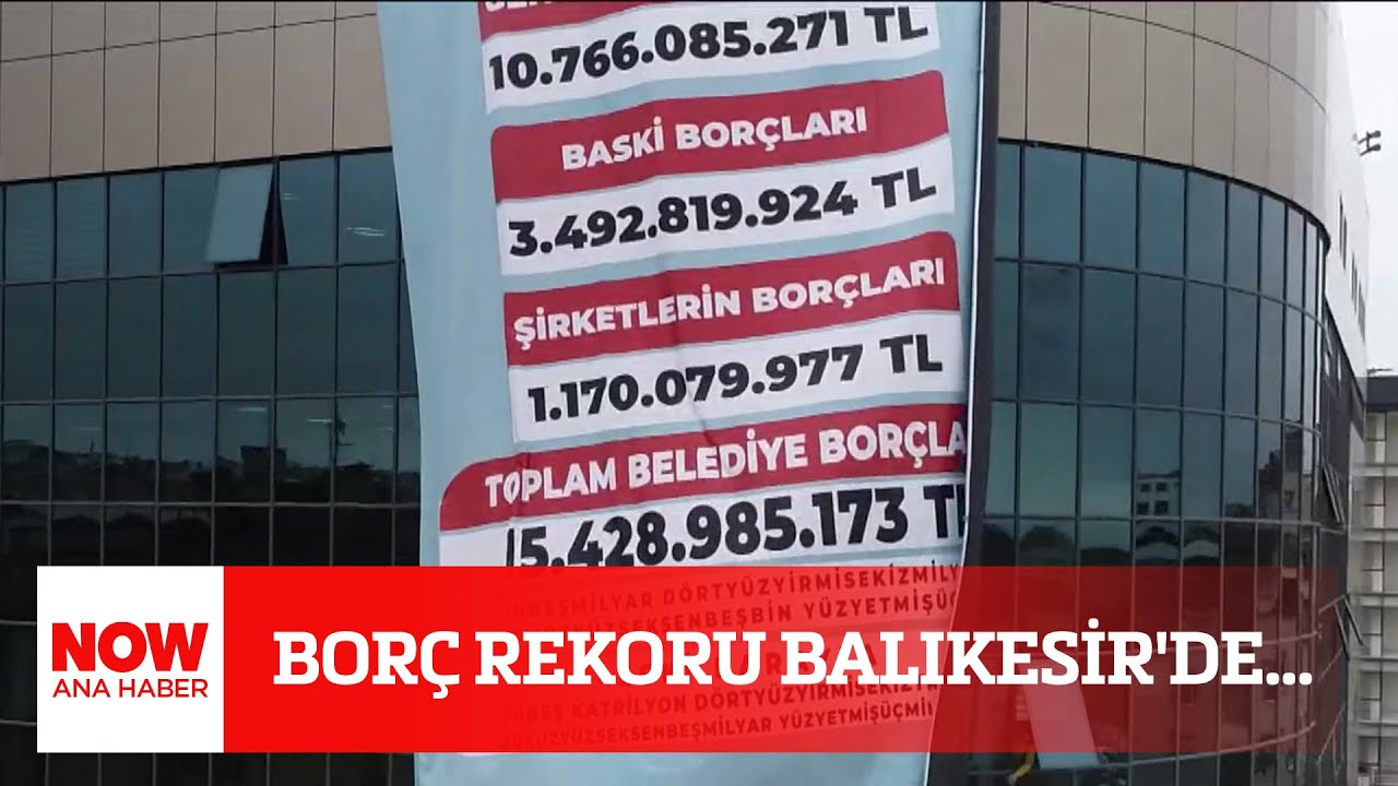 Borç rekoru Balıkesir'de... 29 Nisan 2024 Selçuk Tepeli ile NOW Ana Haber