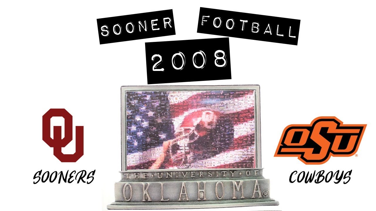 2008 #3 Oklahoma at #11 Oklahoma State Football. 11/29/2008. TV Play By Play. Full game.
