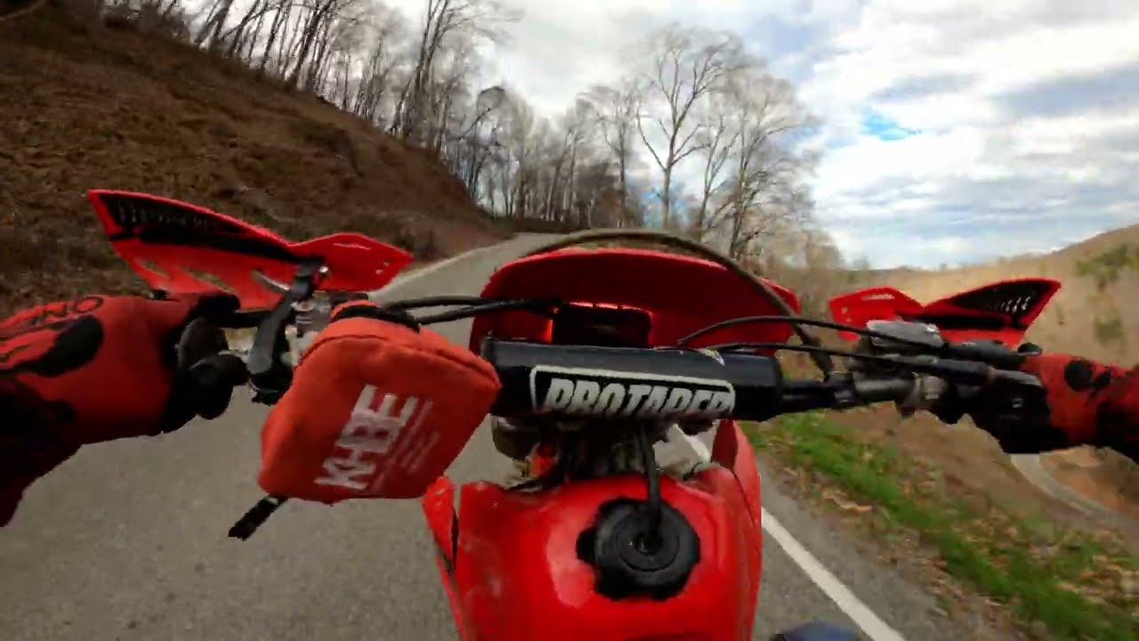 XR650R Wheelies With CRF450R