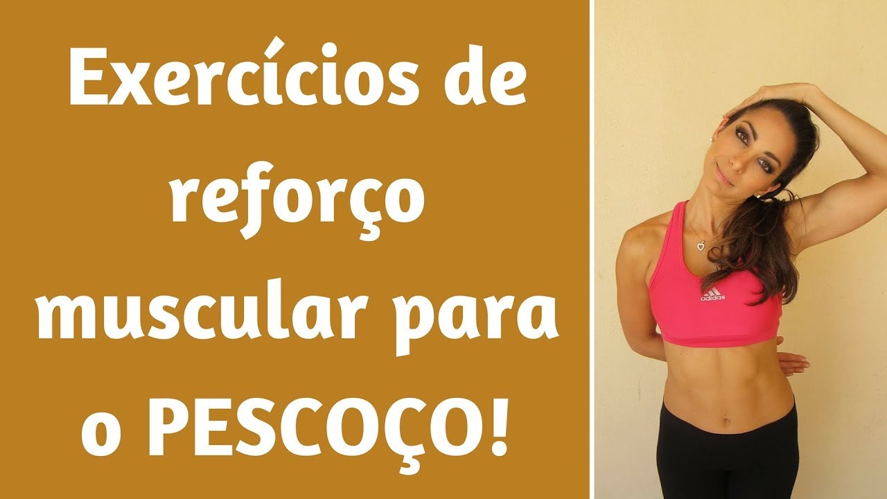 Exercícios de reforço muscular para o pescoço! 😀👇