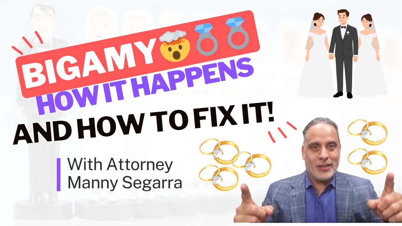 Married to Two People? 😳💍💍 Florida Bigamy Explained