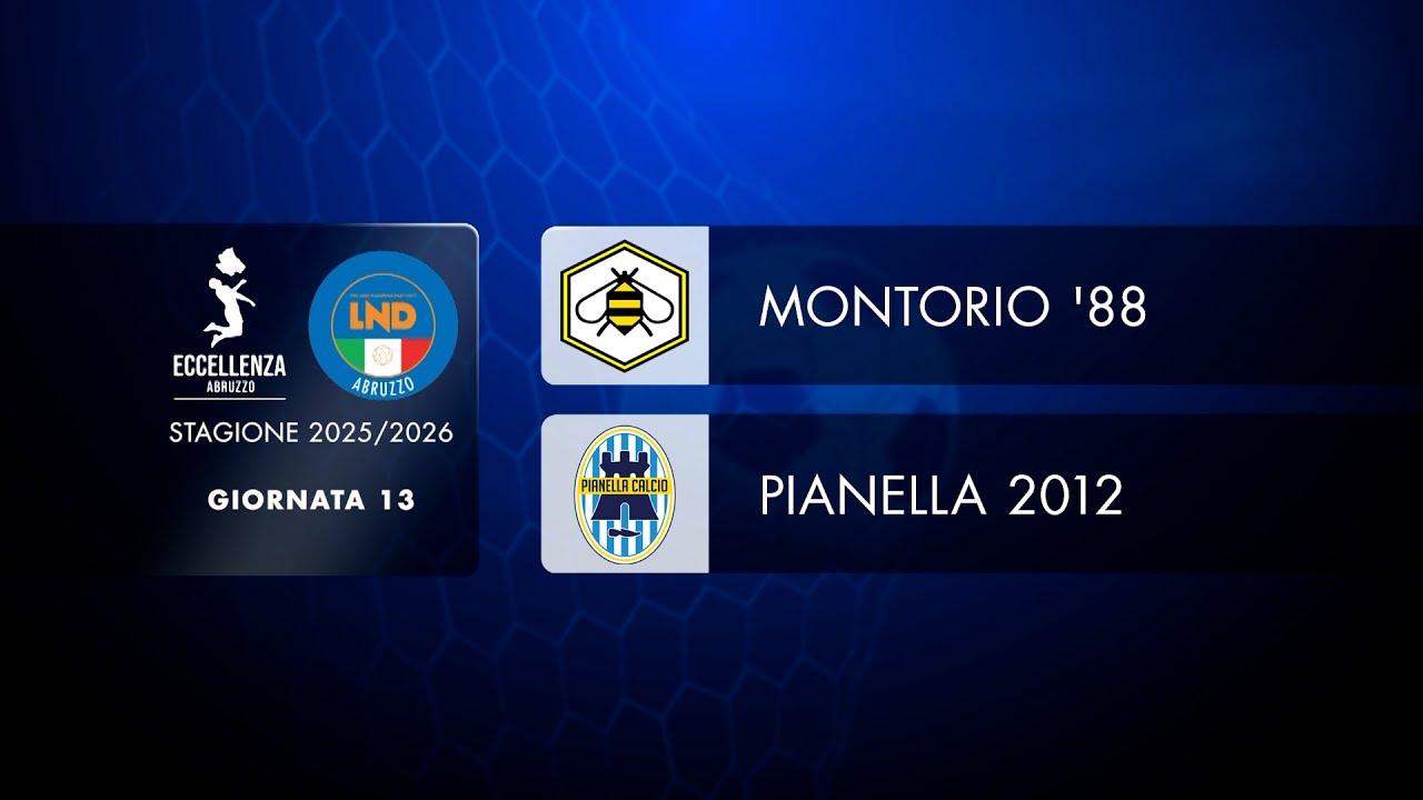 Eccellenza Abruzzo | 13° giornata: Montorio - Pianella (2-0)