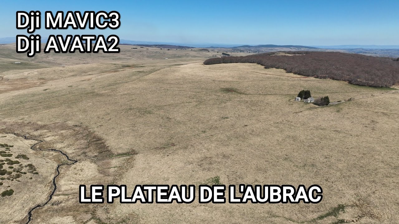 Plateau de l'AUBRAC  / Drone Dji avata2 / Dji mavic3