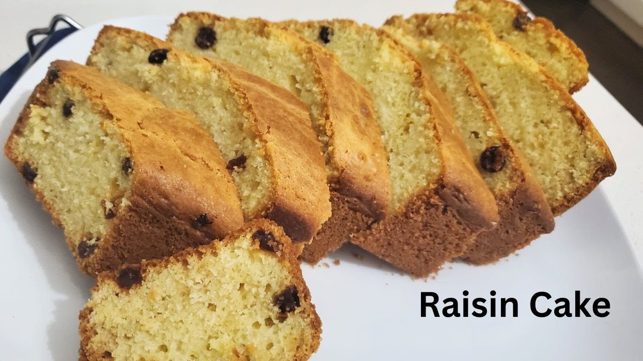 Delicious Lemon Raisin Cake Recipe | Soft & Moist Homemade Cake