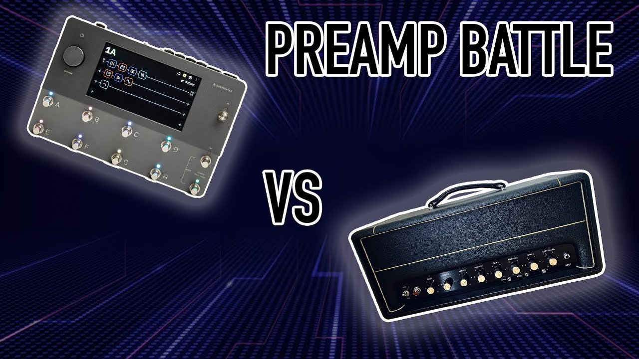 Preamp Battle - Blind Test - Real VS Neural DSP (Capture V1 & V2)